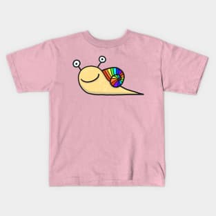 rainbow snail Kids T-Shirt